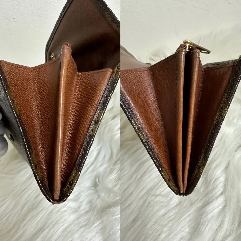 💯Authentic Louis Vuitton Monogram Long Wallet 🍀